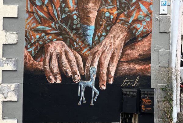 Âme d'enfant Oeuvre de street art réalisée à nan